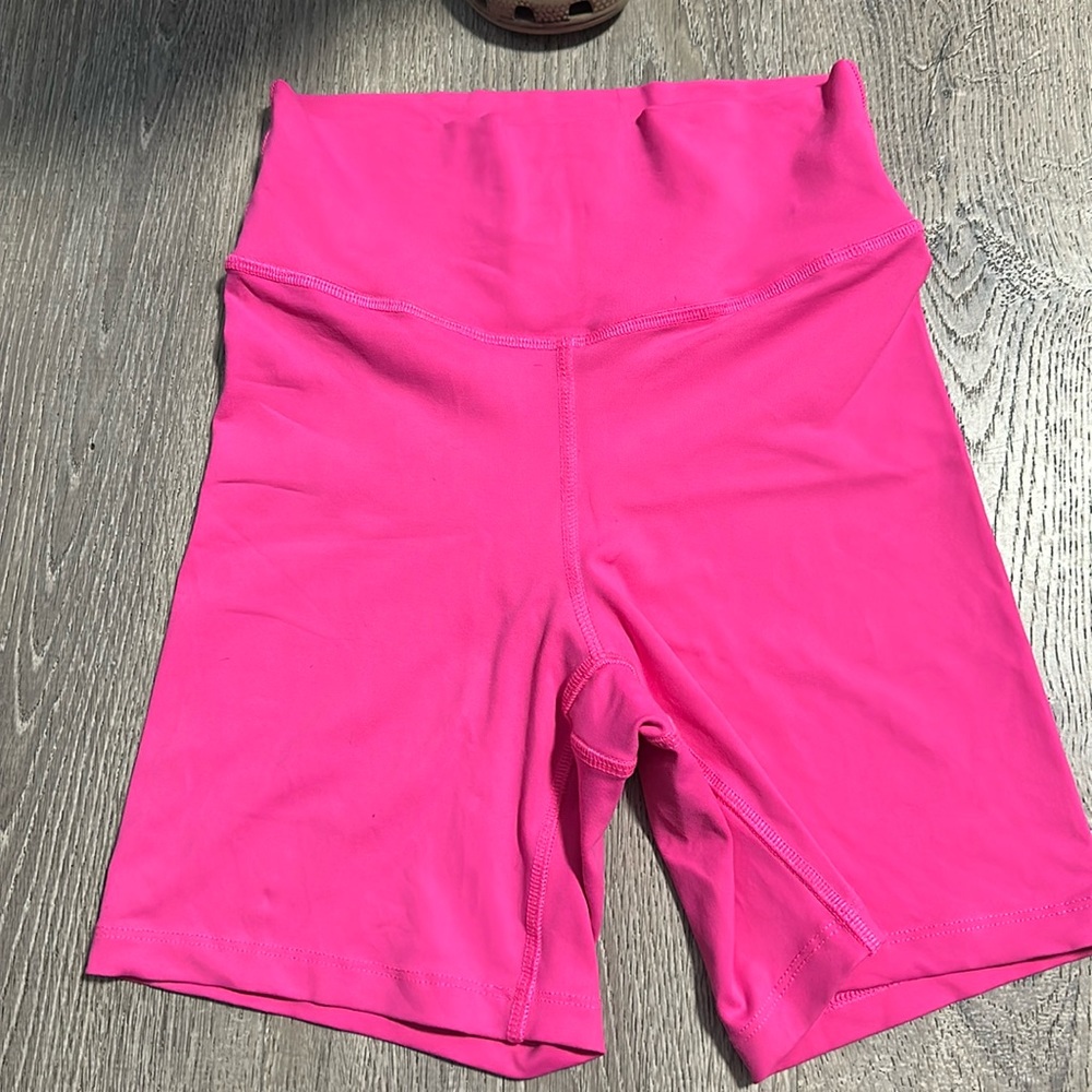 Pink biker shorts from thirtyyears
